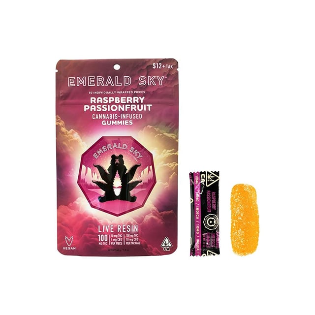 Raspberry Passionfruit | 100mg Live Resin Gummies