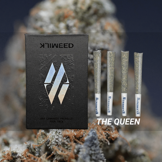 MilkWeed | The Queen | 4pk Prerolls | 3g