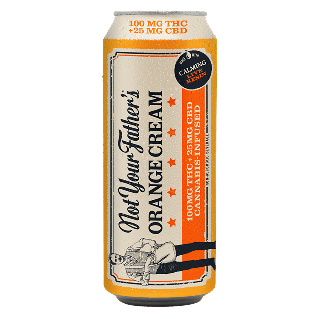 NOT YOUR FATHER'S ORANGE CREAM SODA 100mg THC + 25mg CBD