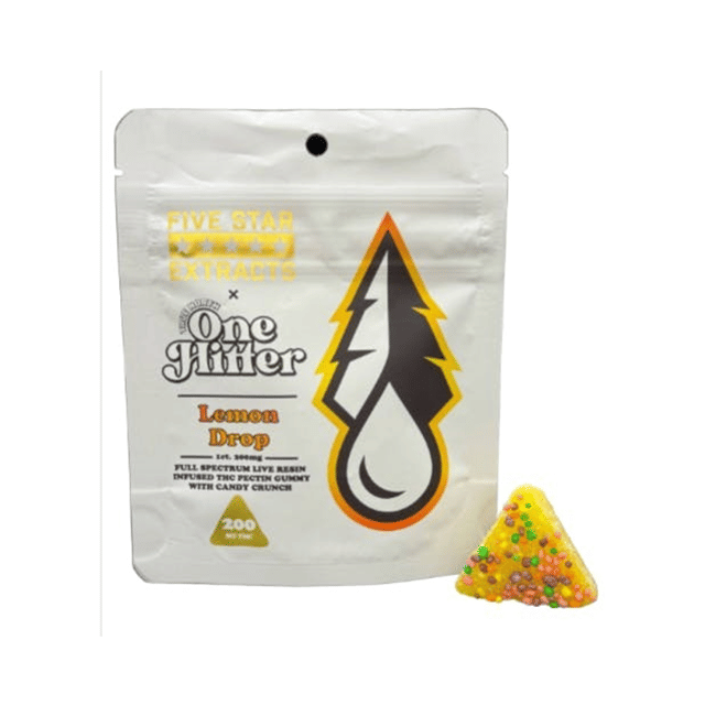 Full Spectrum One Hitter Single Gummy 200mg - Lemon Drop