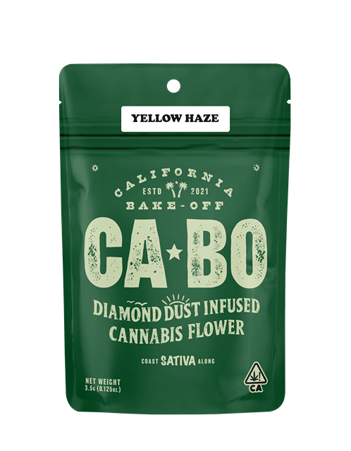 Yellow Haze | 3.5g Diamond Dusted Flower