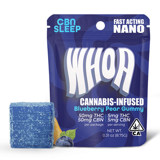 Whoa — Blueberry Pear - 50mg 1:1 THC/CBN