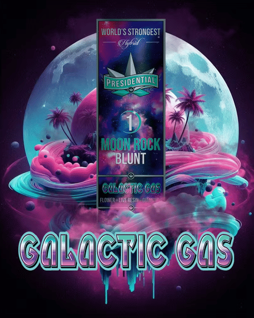 Presidential — Galactic Gas Moon Rock Blunt