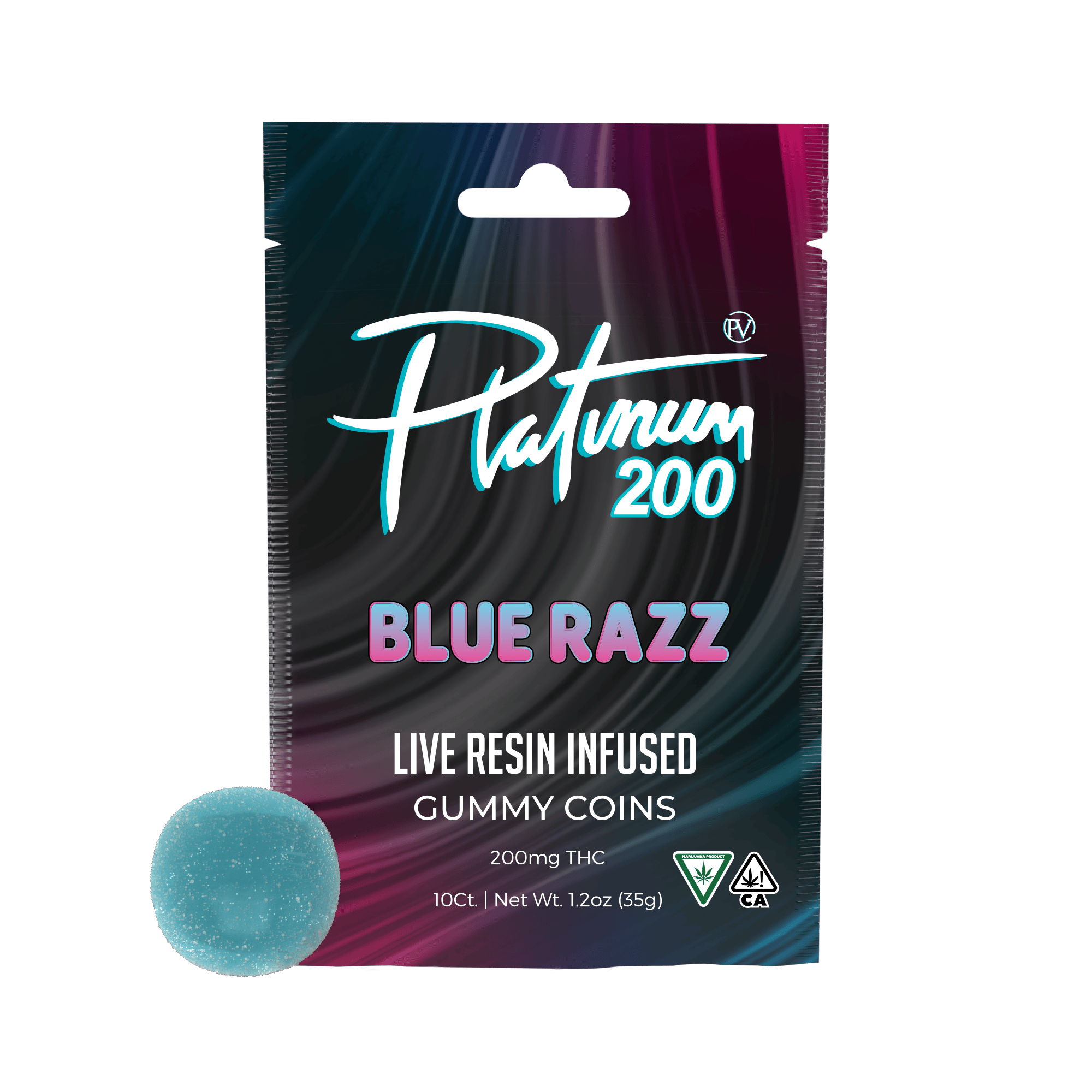 Platinum Vape — Blue Razz Coins
