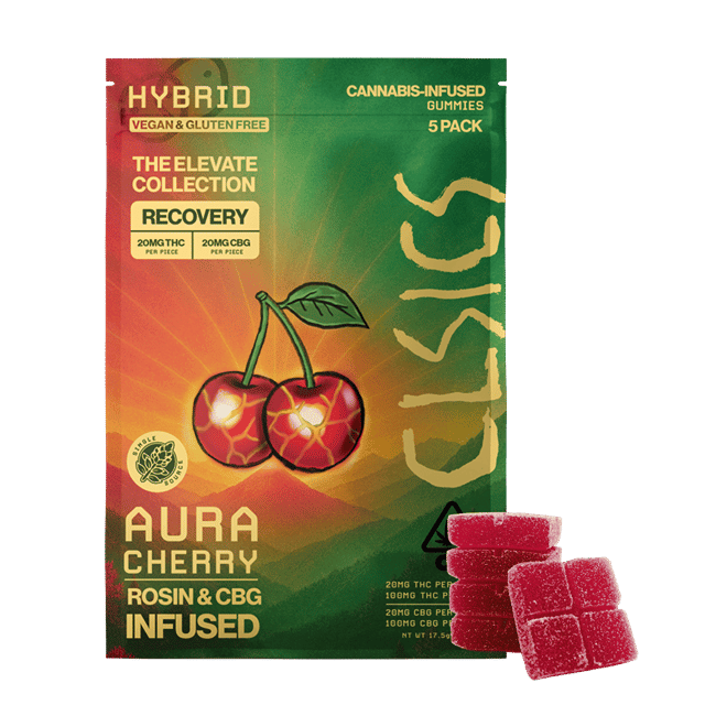 Aura Cherry CBG | 100mg Rosin Gummies