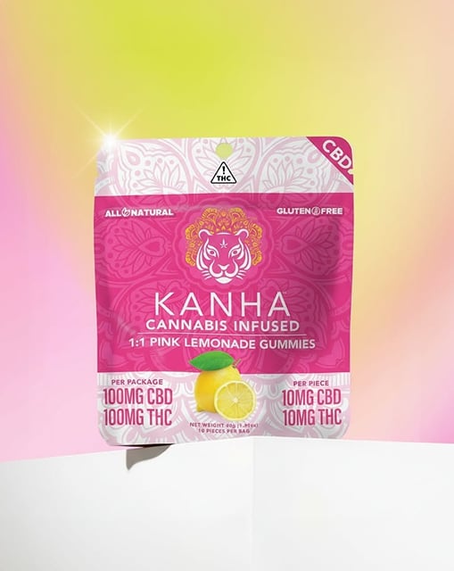 Pink Lemonade | 1:1 CBD:THC | 100mg Gummies