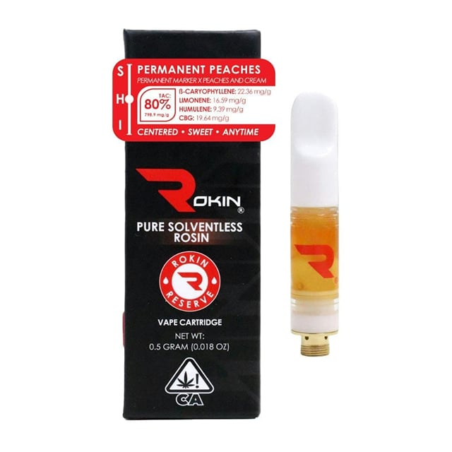 Permanent Peaches | .5g Rosin Cartridge