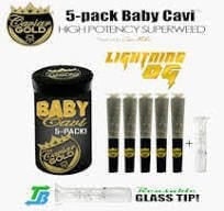 Lightning OG | .5g x 5 Infused Pre-Roll Pack