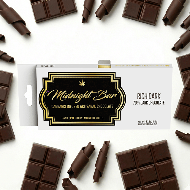Rich Dark Chocolate Bar 200mg