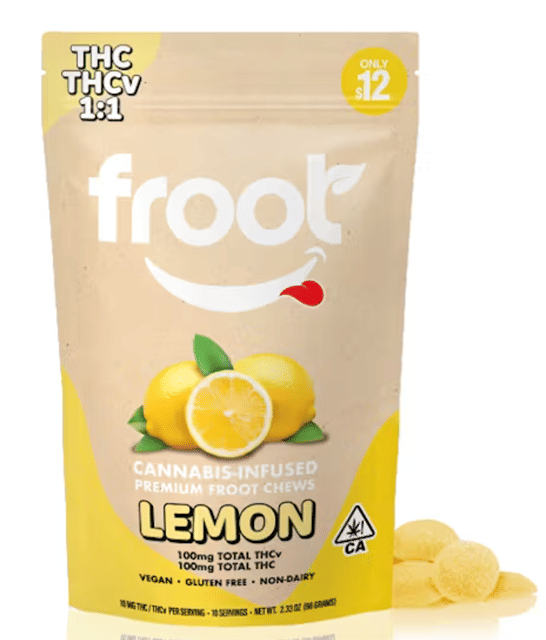 Froot Gummies - Lemon THCv 1:1 100mg
