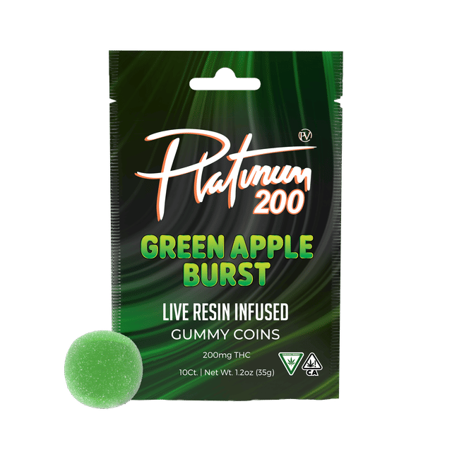 Platinum Vape — Green Apple Burst Coins