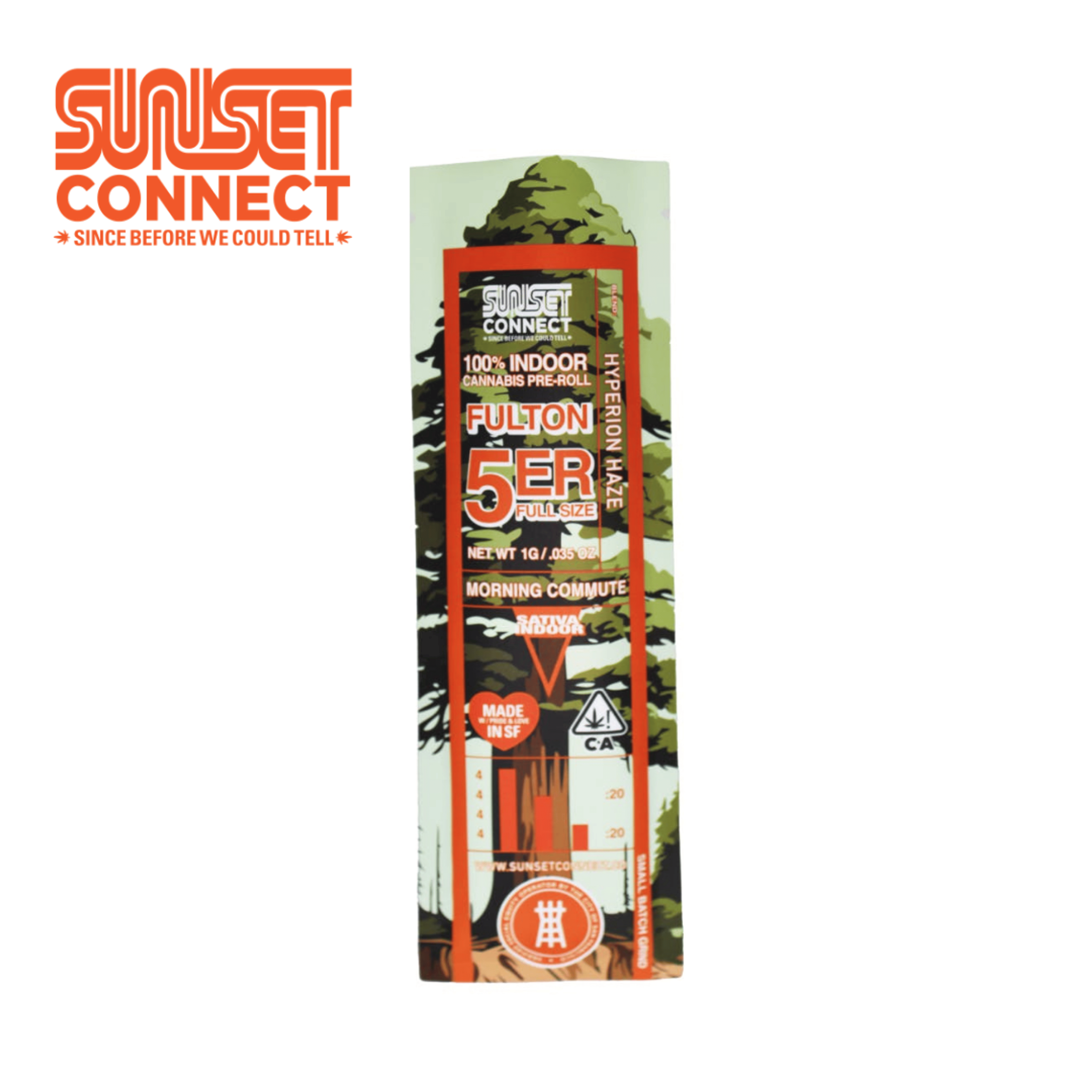Sunset Connect - Hyperion Haze - Pre-Roll - 1g - Sunset Connect - - $5.26 - Pre-Rolls