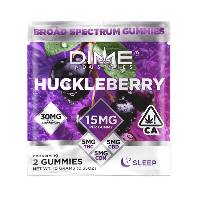 Huckleberry "Evening" CGN Gummies 2ct