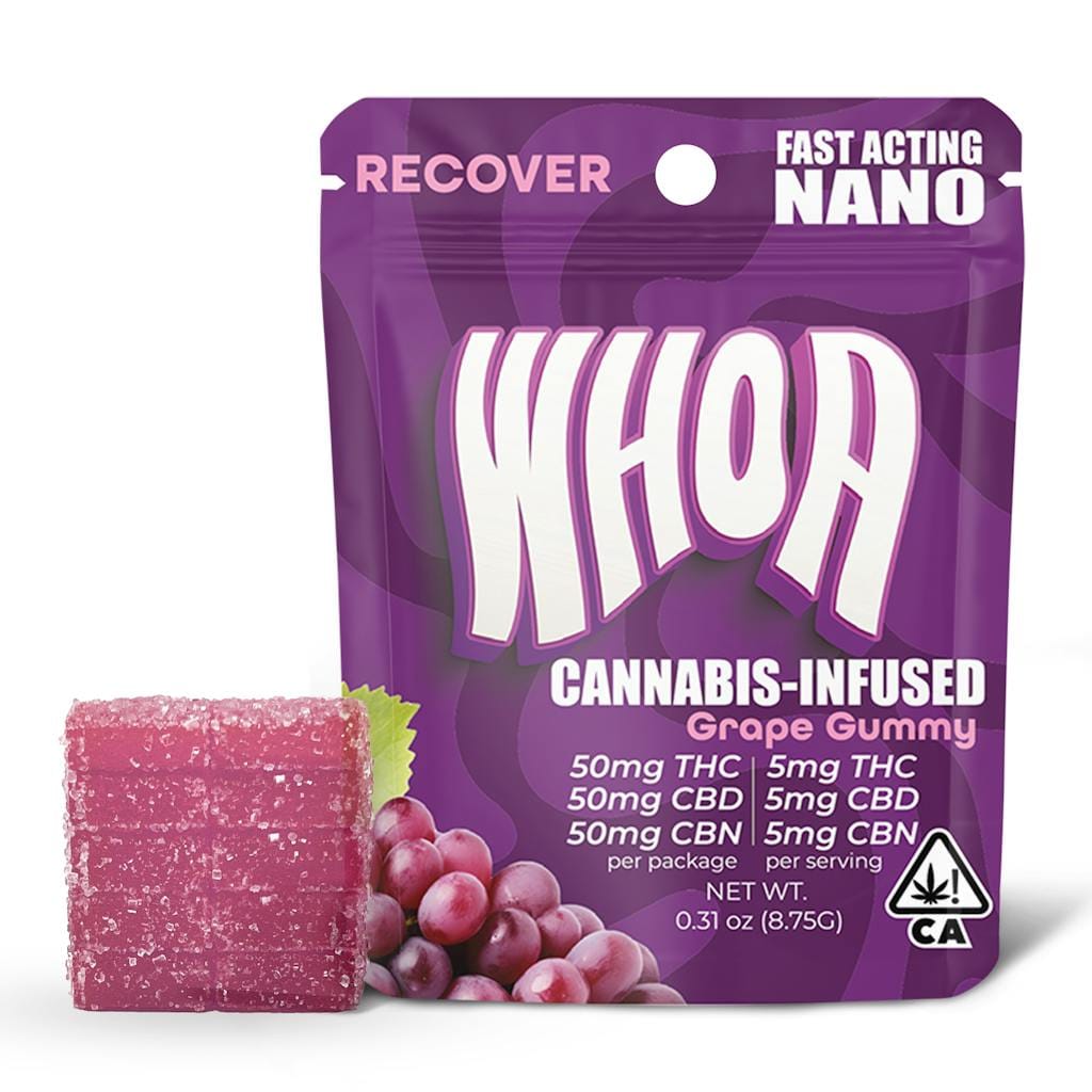 Whoa — Grape Gummy - 50mg THC/CBD/CBN
