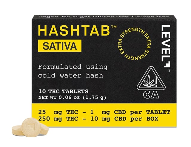 HASHTAB Sativa - Tablet - 10count - THC:CBD - 25:1