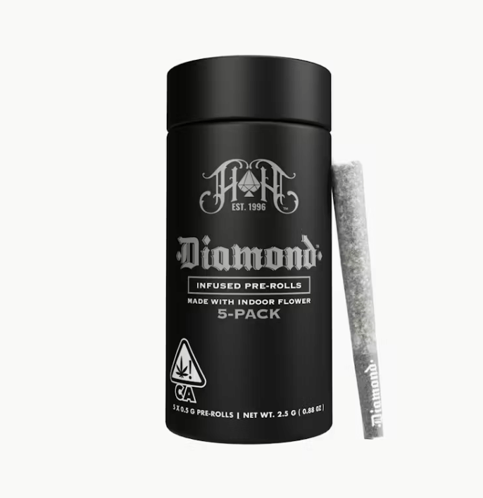 Diamond Infused: Whoa Si Whoa THCa Pre-Rolls (5pk.) - 2.5g (By Top Shelf Cultivation) - Heavy Hitters -  - $50 - Infused Pre-Rolls