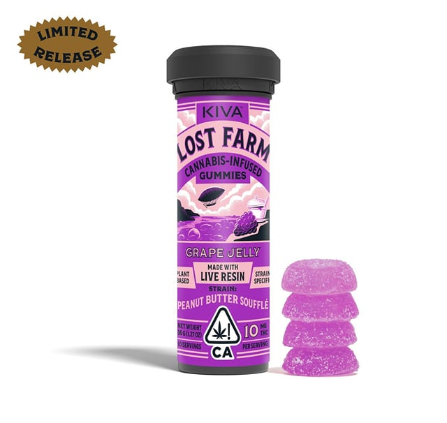 Grape Jelly x 'Peanut Butter Souffle' | 100mg Live Resin Gummies