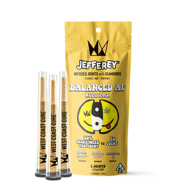 Balanced AF Pack | 1.2g x 3 Jefferey Infused Pre-Rolls