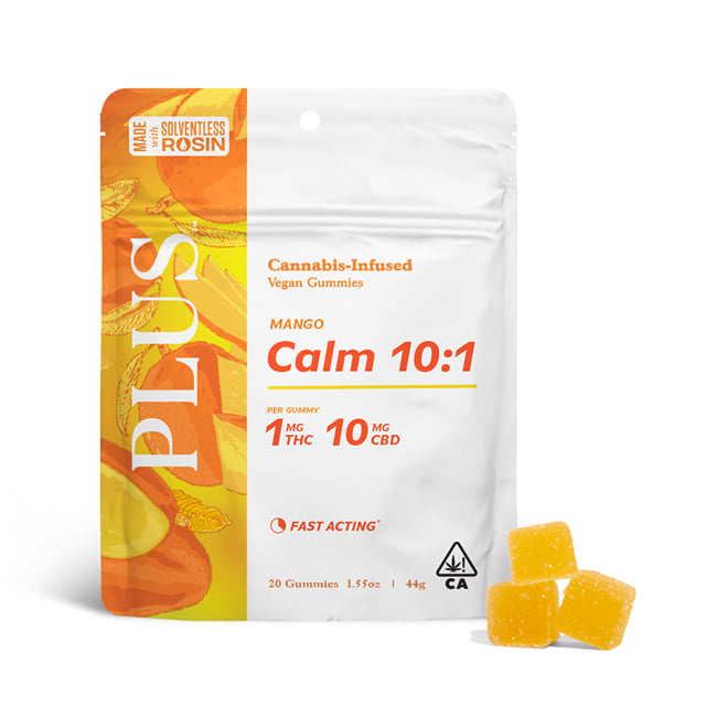 MANGO GUMMIES | 10:1 CBD | CALM | PLUS