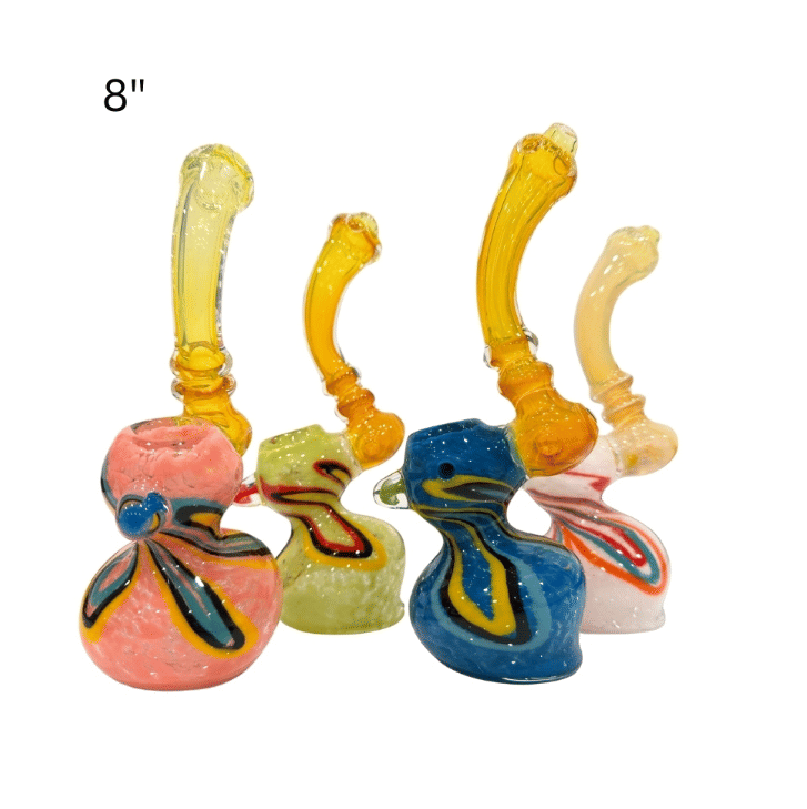 8" Glass Bubbler - The Showcase - 8" Bubbler - $35 - Accessories