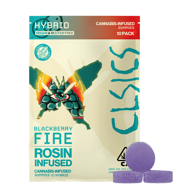 Blackberry Fire | 100mg Rosin Infused Gummies