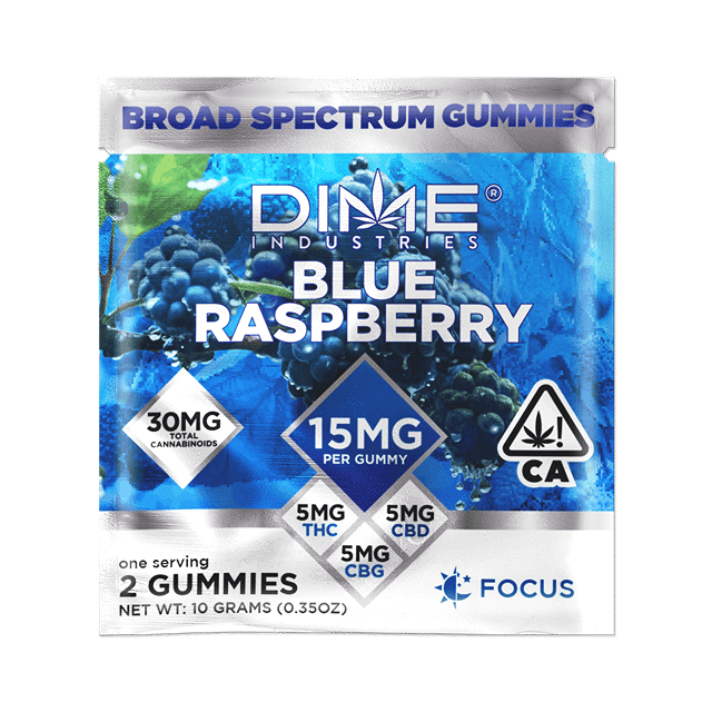 Blue Raspberry "Afternoon" CGB Gummies 2ct