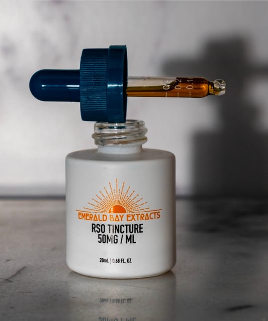 20mL Tincture RSO- Indica - Mendo Crumble - 1000mg Package (50mg/mL)