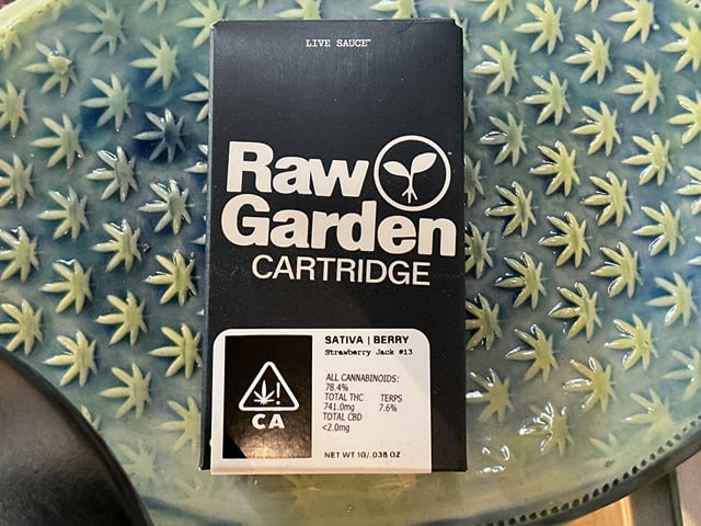 Strawberry Jack #13 1.0g Sauce Cart, Raw Garden