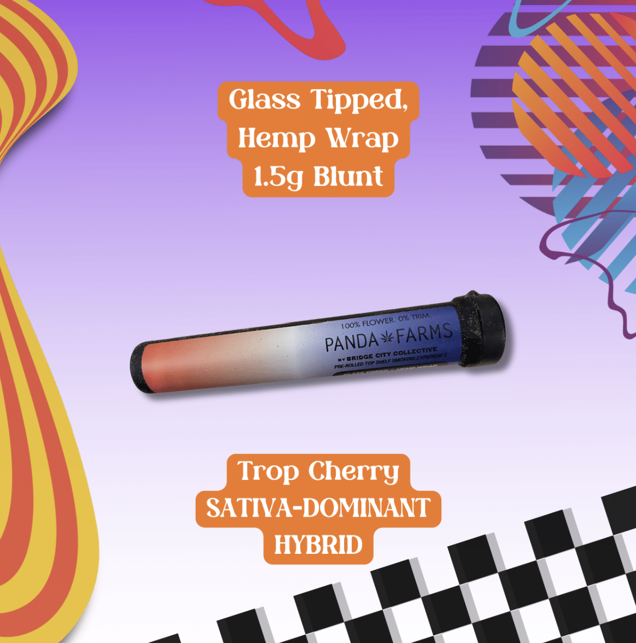 Trop Cherry | Pre-roll Hemp Blunt | 1.5g