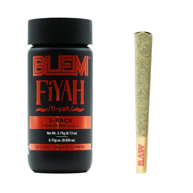 Fiyah | .75g x 5 Pre-Roll Pack