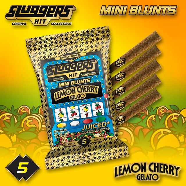 Lemon Cherry Gelato | .7g x 5 Infused Mini Blunts
