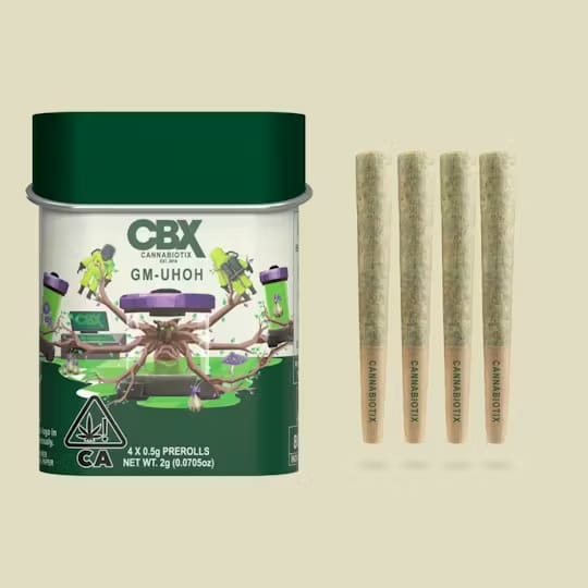 GM-UHOH | CBX Pre-Roll Pack [4pk][2g] - Cannabiotix -  - $35 - Pre-Rolls