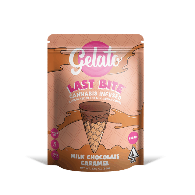 Milk Chocolate Caramel | 100mg Mini Cones