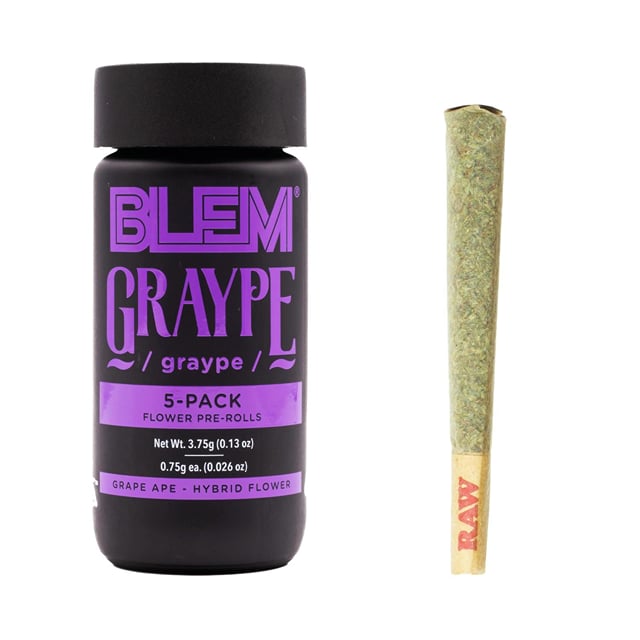 Graype | .75g x 5 Pre-Roll Pack