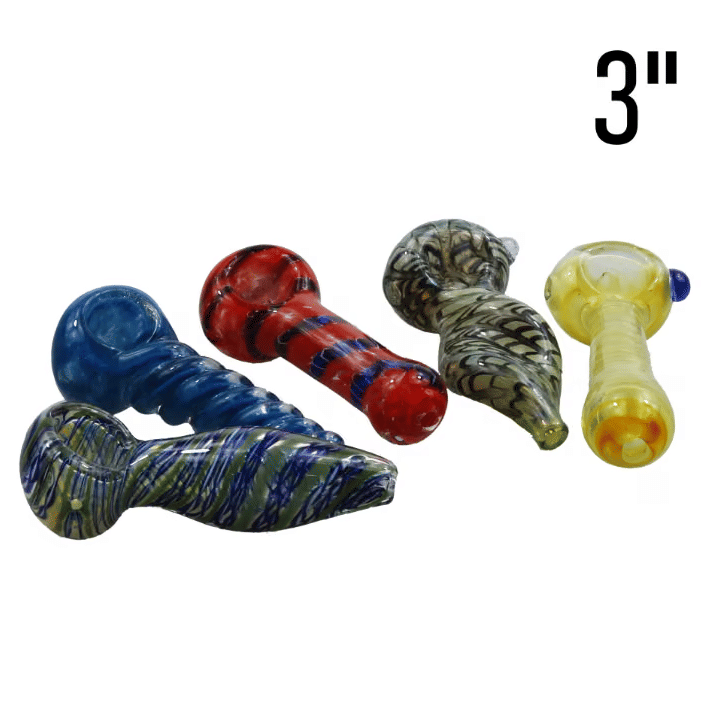 $12 - 3.5" Glass Handpipe - The Showcase - 3.5" Glass Pipe - $12 - Accessories