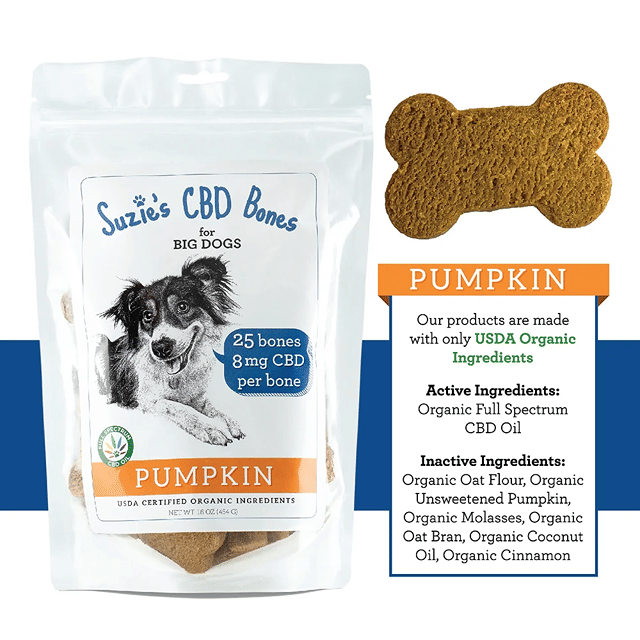 Pumpkin CBD Dog Bones(200mg)