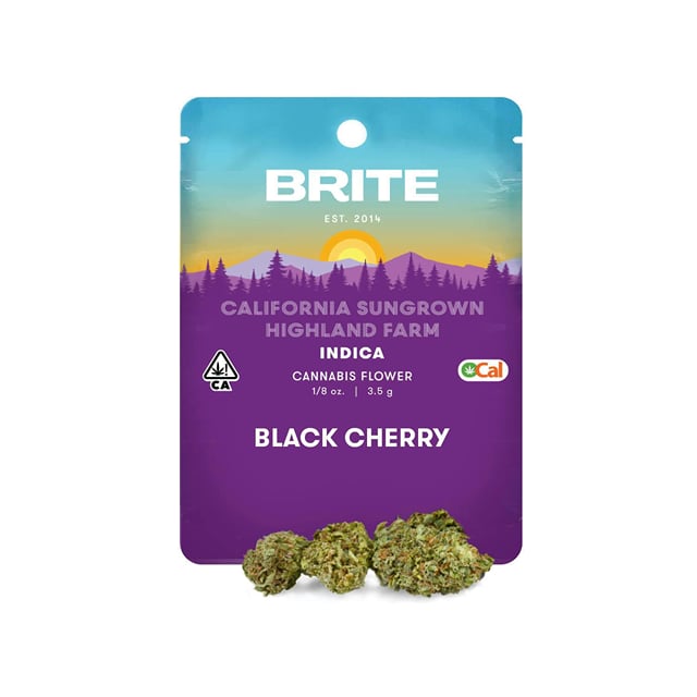 Brite Labs Flowers - Black Cherry (3.5g Indica)