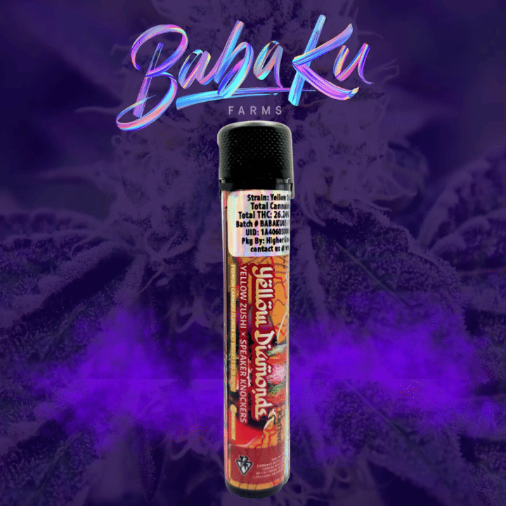 Baba Ku | 1.5g - Yellow Diamonds - Pre-Roll - Indica Hybrid - Baba Ku -  - $24 - Pre-Rolls
