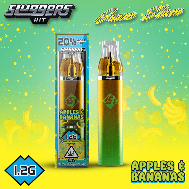 Sluggers - Apples & Bananas - 1.2g "All-in-One" Vape