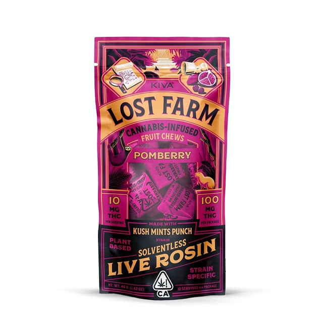 Pomberry x Kush Mints Punch | 100mg Live Rosin Chews