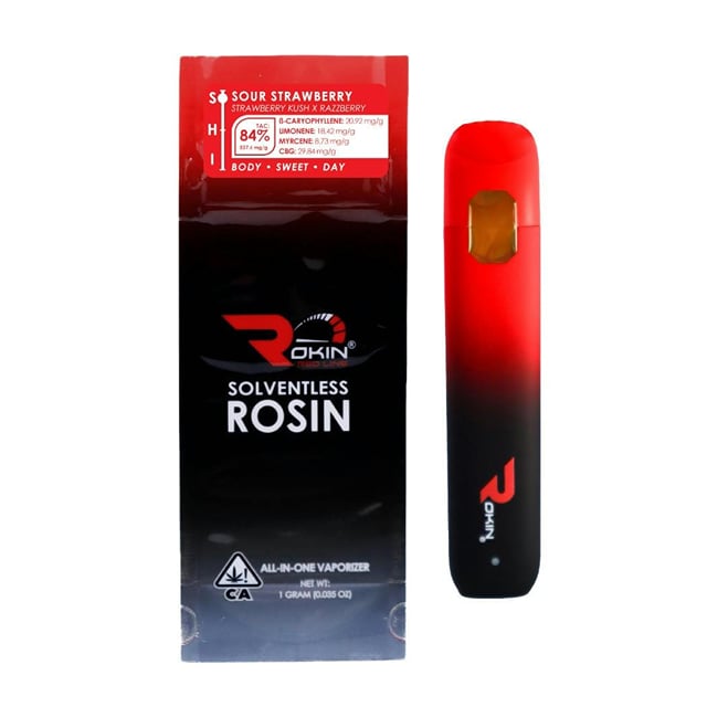 Sour Strawberry | 1g Redline Rosin AIO