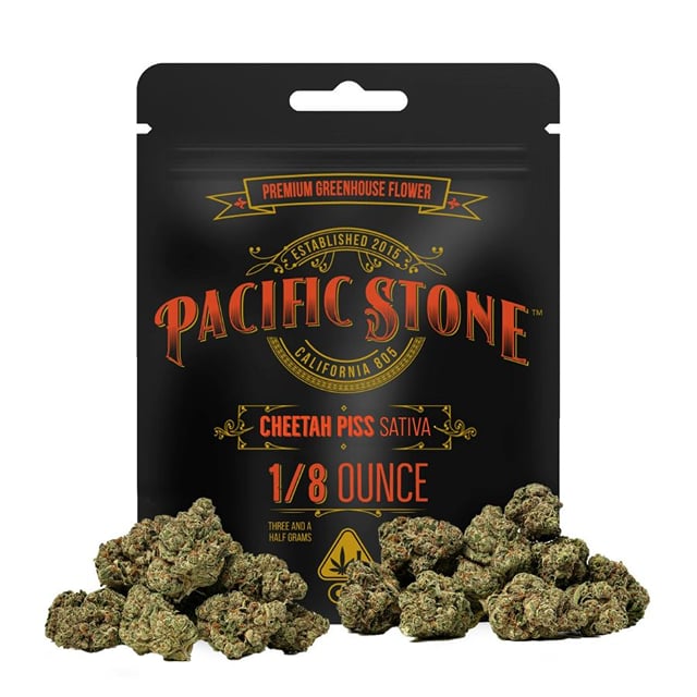 Pacific Stone Flowers - Cheetah Piss (3.5g Sativa)