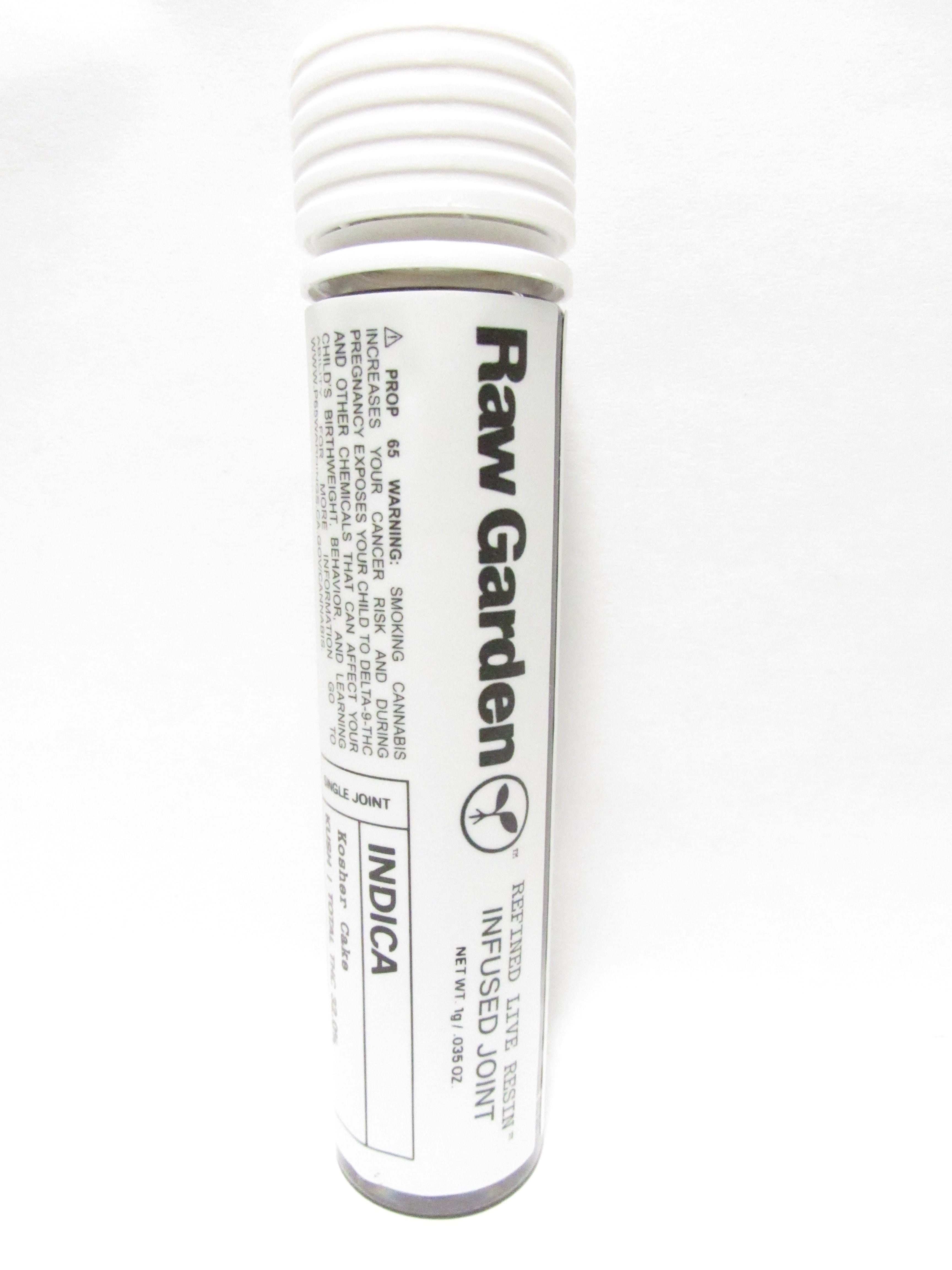 Raw Garden — Raw Garden 1g RLR Infused Pre Rolls