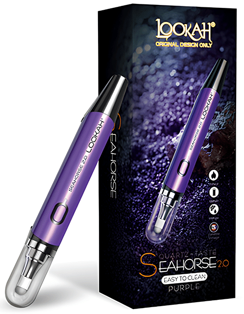 Seahorse Dab/Cart Pen -- Purple