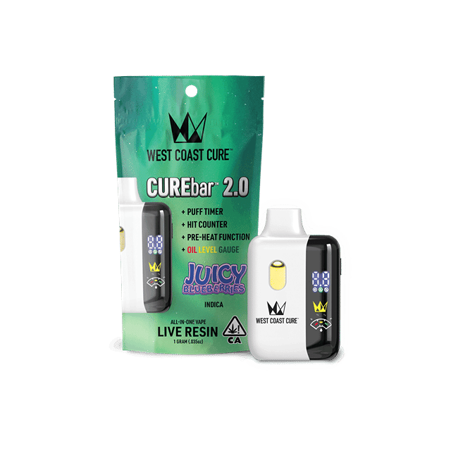 Juicy Blueberries | 1G AIO Live Resin CUREbar 2.0