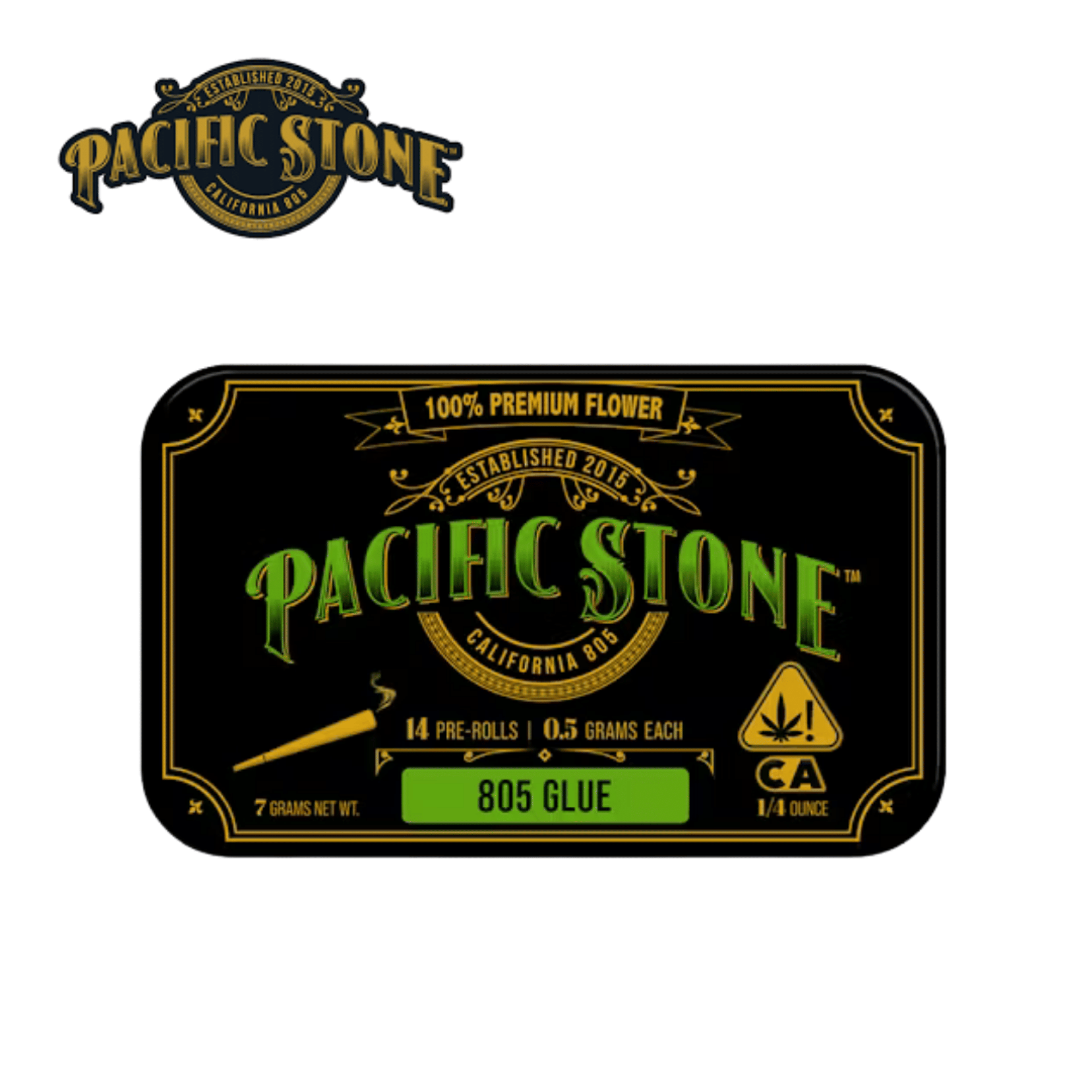 Pacific Stone - 805 Glue - 14 Pre-Roll Pack - 7g - Pacific Stone - - $39.99 - Pre-Roll Packs