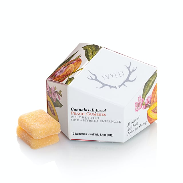 Peach 2:1 CBD:THC | 100mg Gummies