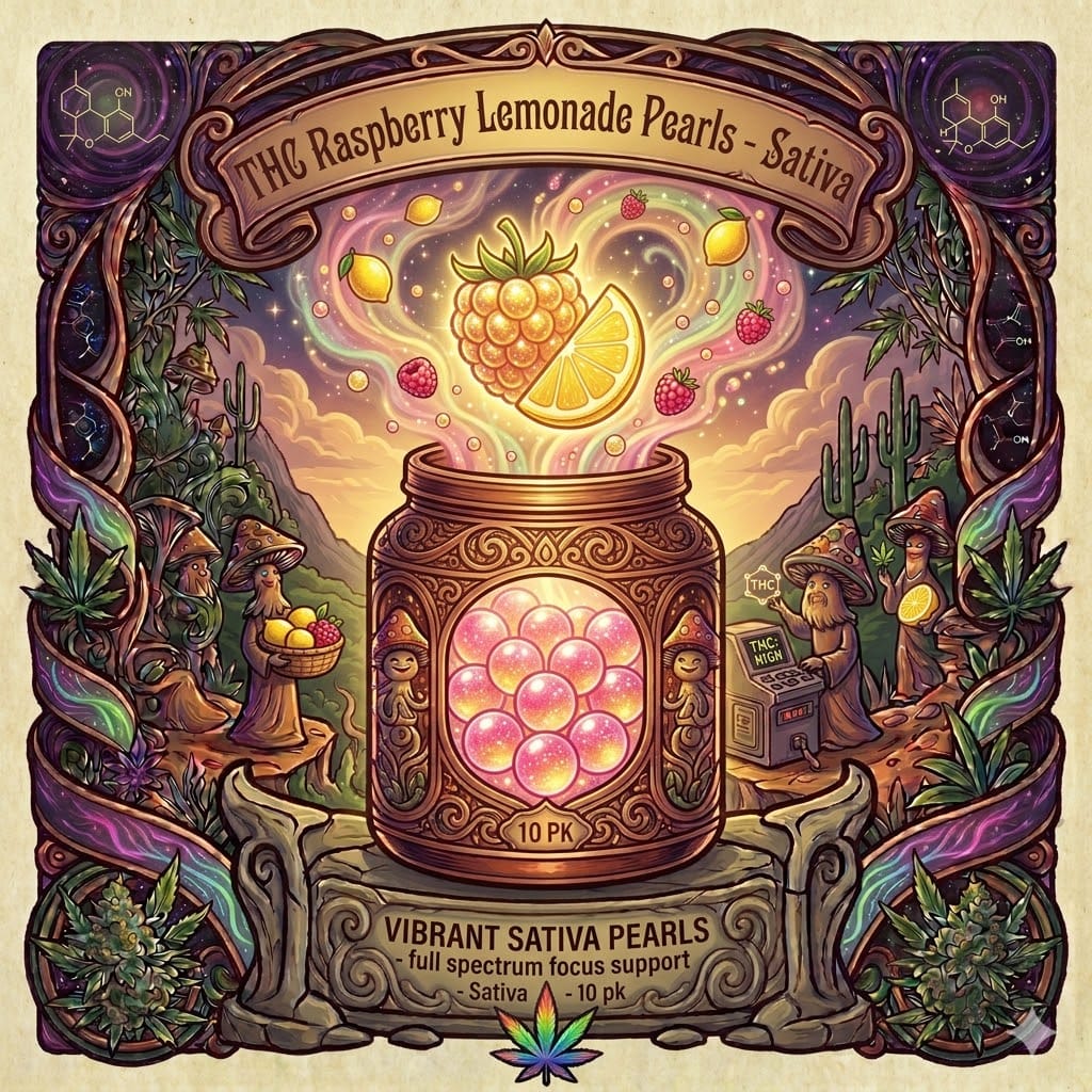 THC Raspberry Lemonade Pearls - Sativa