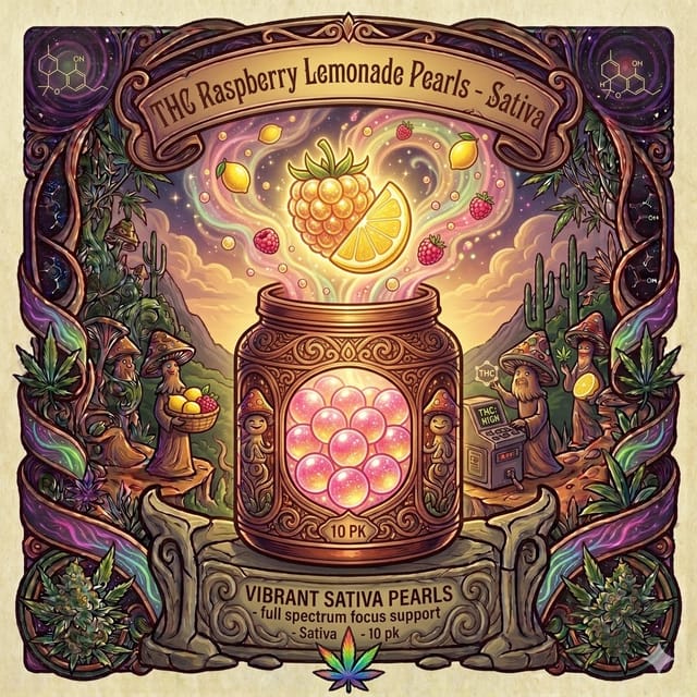 THC Raspberry Lemonade Pearls - Sativa