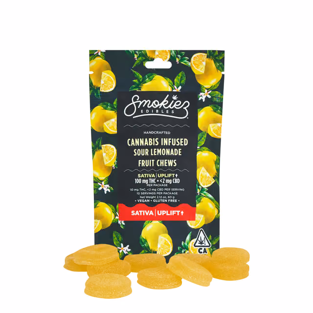 Sour Lemonade | 100mg THC Fruit Chews